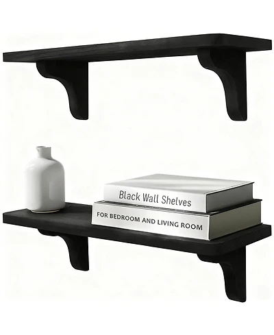 Yigii Floating Shelves, Heavy Duty, Easy Install, Versatile for Any Room