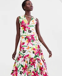 I.n.c. International Concepts Women's Sleeveless Asymmetric Dress, Macy's Exclusive