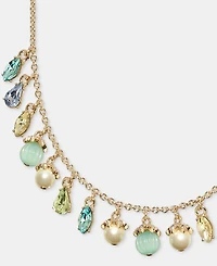 Marchesa Crystal & Imitation Pearl Shaky Statement Necklace, 16" + 3" extender