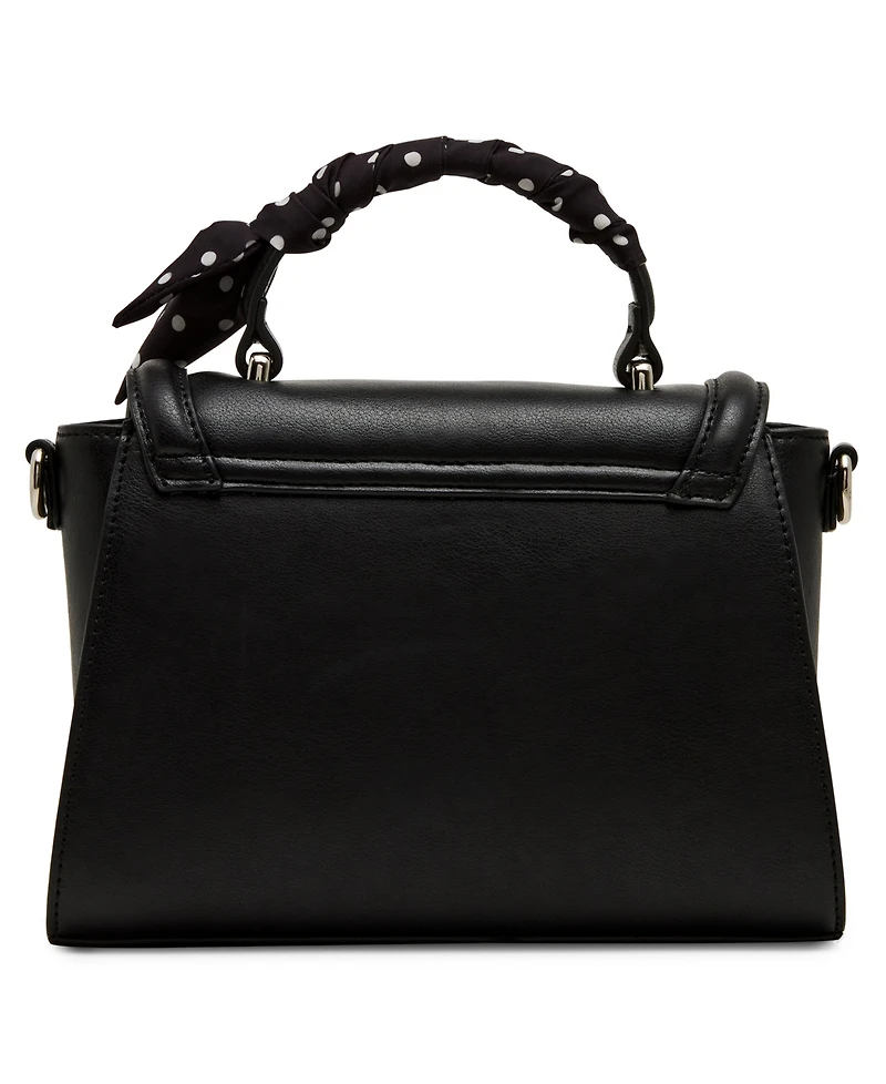 Madden Girl Leahs Straw Top Handle Bag