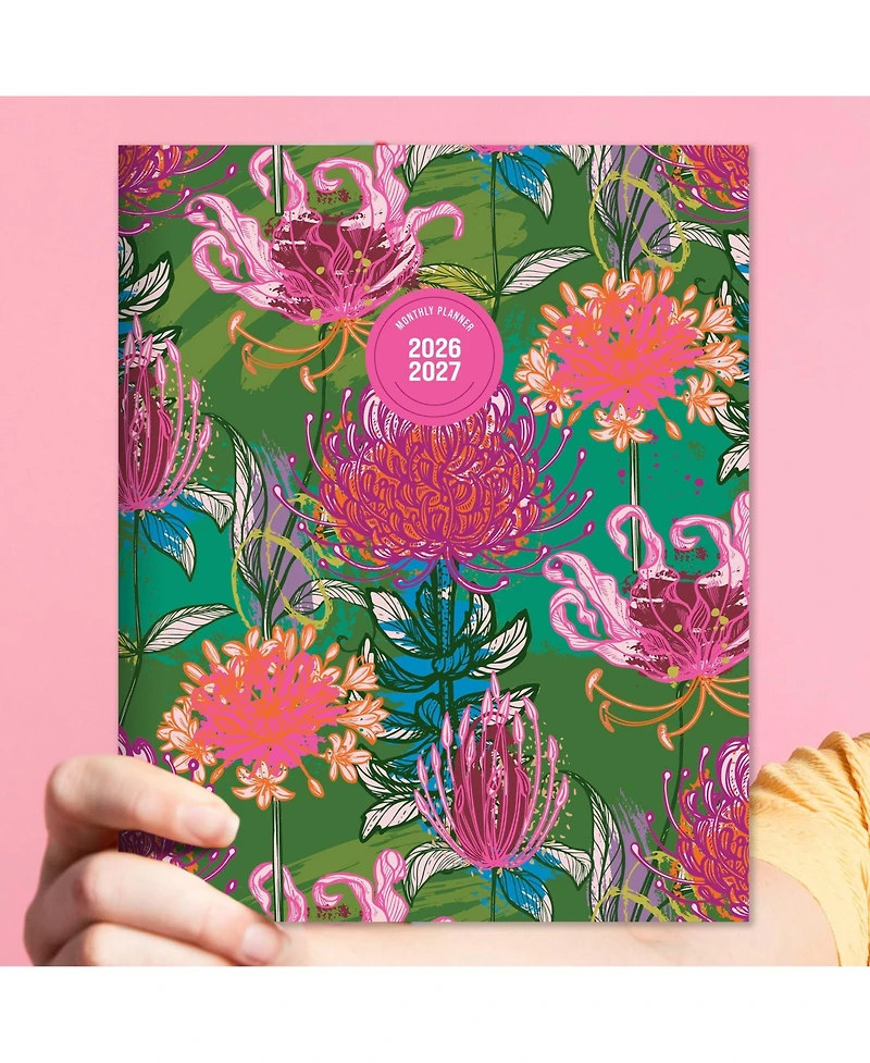 Tf Publishing Paper Goods July 2026 - June 2027 Fully Floral Medium Monthly Planner