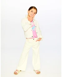 Deux par Deux Big Girls Wide Leg Jeans