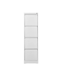 Rainsken 4 Drawer File Cabinet, Vertical Metal File Cabinet, Storage Organizer Cabinet with Lock for Letter Size/A4/Legal File