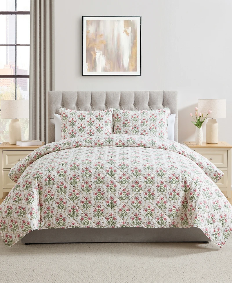 Vcny Home Ellia Pinsonic 3-Pc. Quilt Set