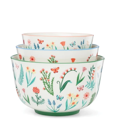Oneida First Blooms Nesting Bowls, Set of 3