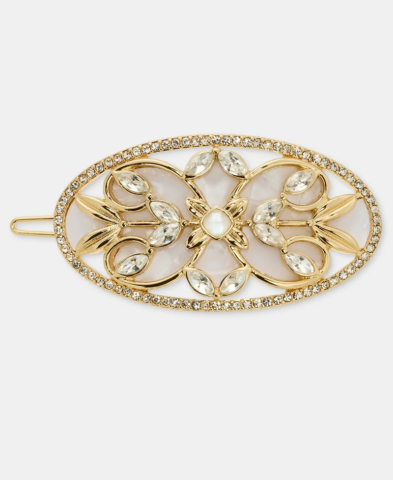 lonna & lilly Gold-Tone Stone Cluster Hair Barrette