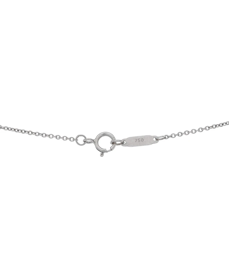 Pre-Owned Tiffany & Co Metro Open Heart Pendant Necklace