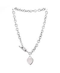 Pre-Owned Tiffany & Co Heart Tag Toggle Chain Necklace