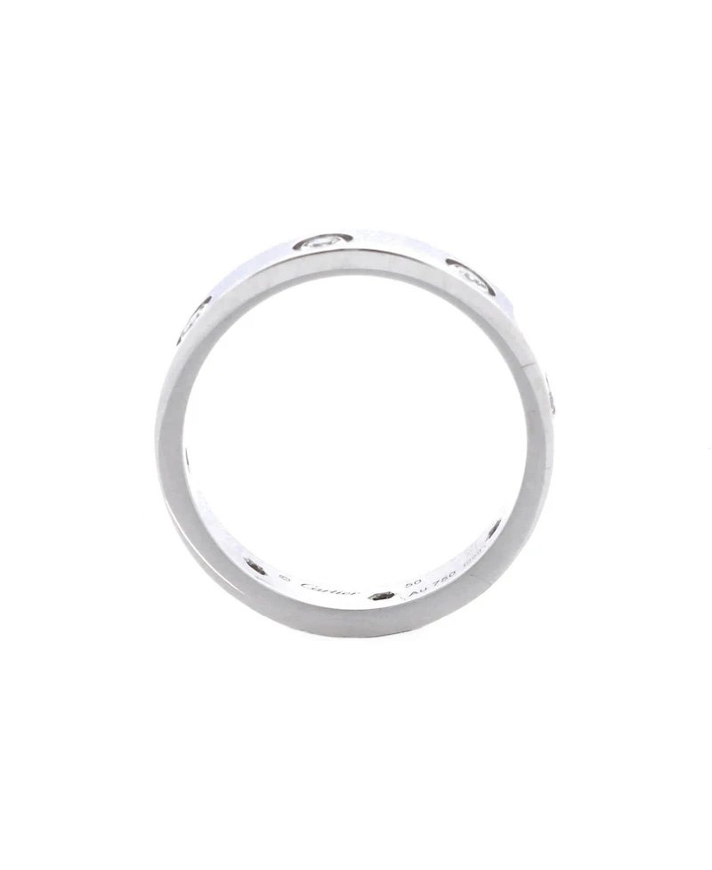 Pre-Owned Cartier Love Wedding Band 8 Diamonds Ring