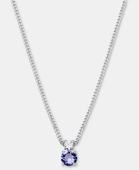 Givenchy Cubic Zirconia Pendant Necklace, 16" + 3" extender