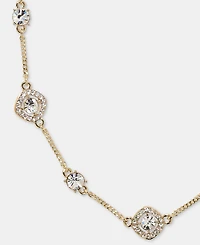 Givenchy Crystal Station Collar Necklace, 16" + 3" extender