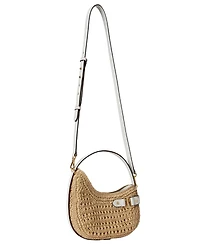 Lauren Ralph Lauren Tasha Mini Woven Straw Crossbody Bag