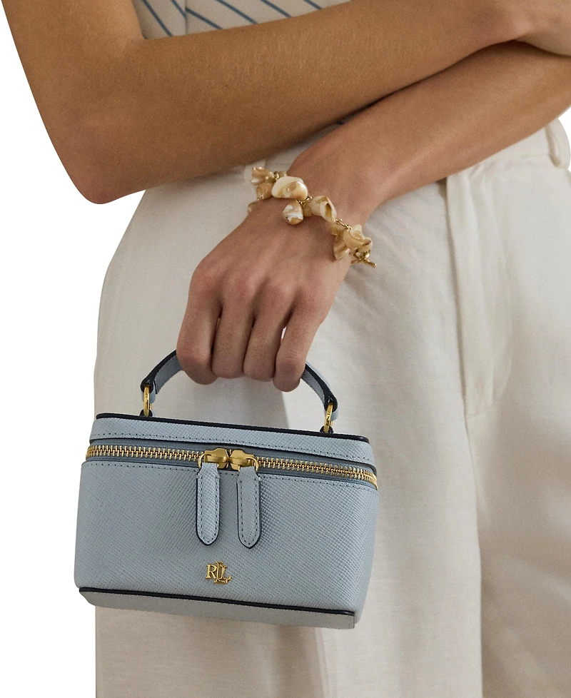 Lauren Ralph Hallee Small Leather Crossbody Bag