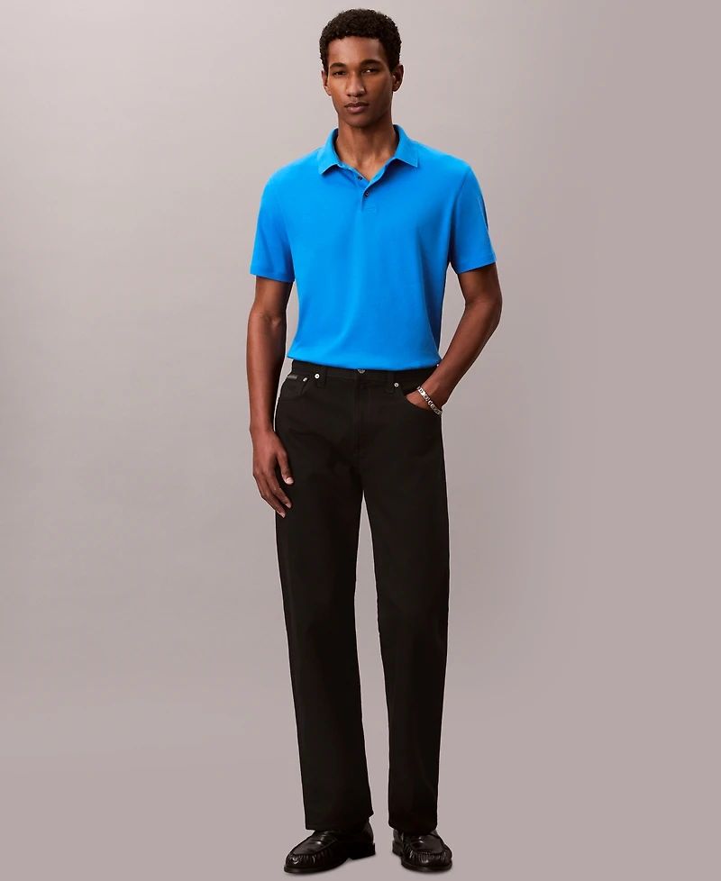 Calvin Klein Men's Short Sleeve Supima Cotton Polo Shirt