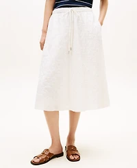 Tommy Hilfiger Women's Broderie Elasticated Waist Skirt