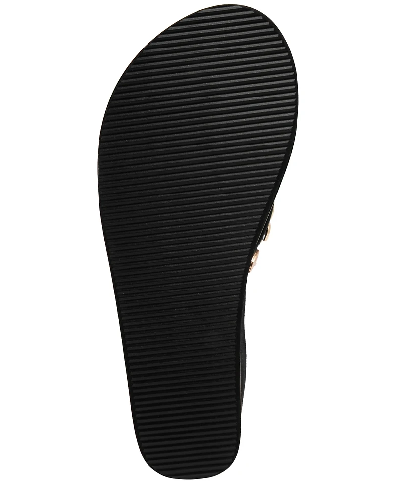 Juicy Couture Women's Uchino Platform Thong Wedge Sandals