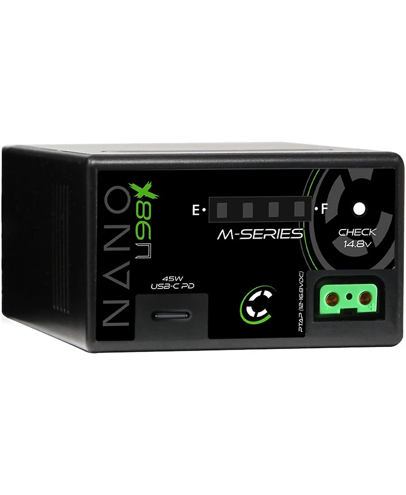 Core Swx Nano-U98X 98Wh 14.8V 6600mAh Bp-u Series Li-Ion Battery for Select Sony Cameras with 45W Usb-c Pd Wall Charger