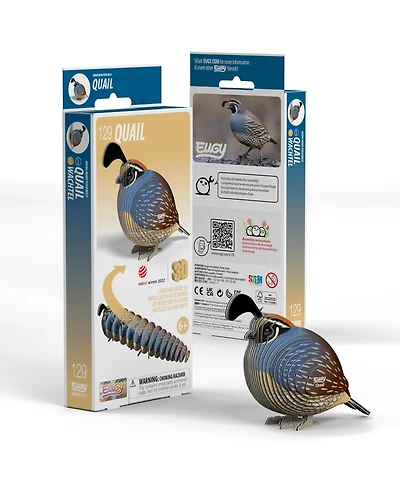 Eugy Quail 3D Puzzle