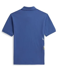Polo Ralph Lauren Boys 8-20 Embroidered Cotton Mesh Shirt