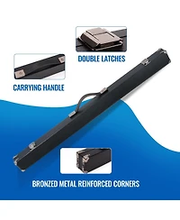 Gse Games & Sports Expert Billiard Pool Cue Stick Hard Box for 2-Piece - Holds 1 Butt and Shaft