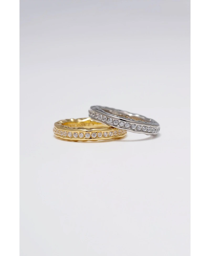 Sophie Molten Eternity Stackable Ring