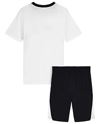 Puma Boys' 8-16 Short-Sleeve Graphic T-Shirt & Shorts, 2-Piece Set