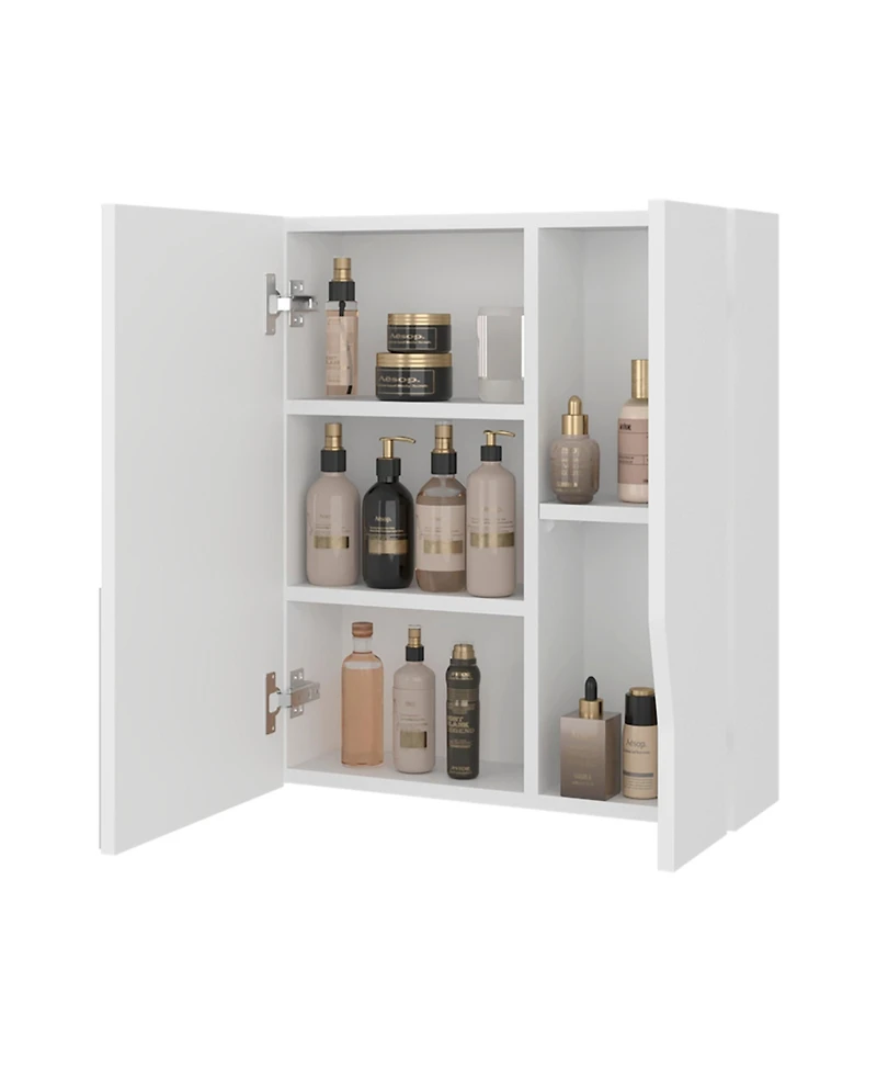 Fm Furniture Magia Wall-Mounted Bathroom Cabinet with Mirror