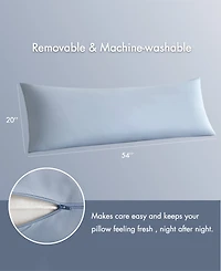 Madison Park Lumi Cooling Body Pillow, 20" x 54"