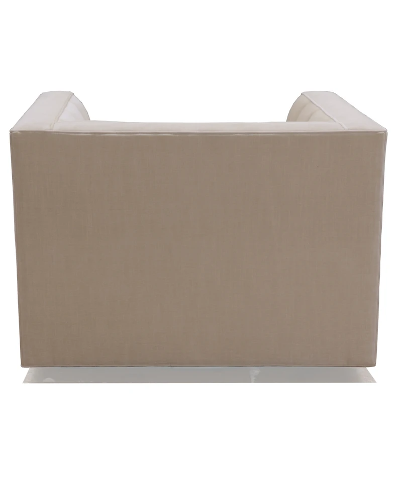 Jhuliana 40" Fabric Swivel Chair