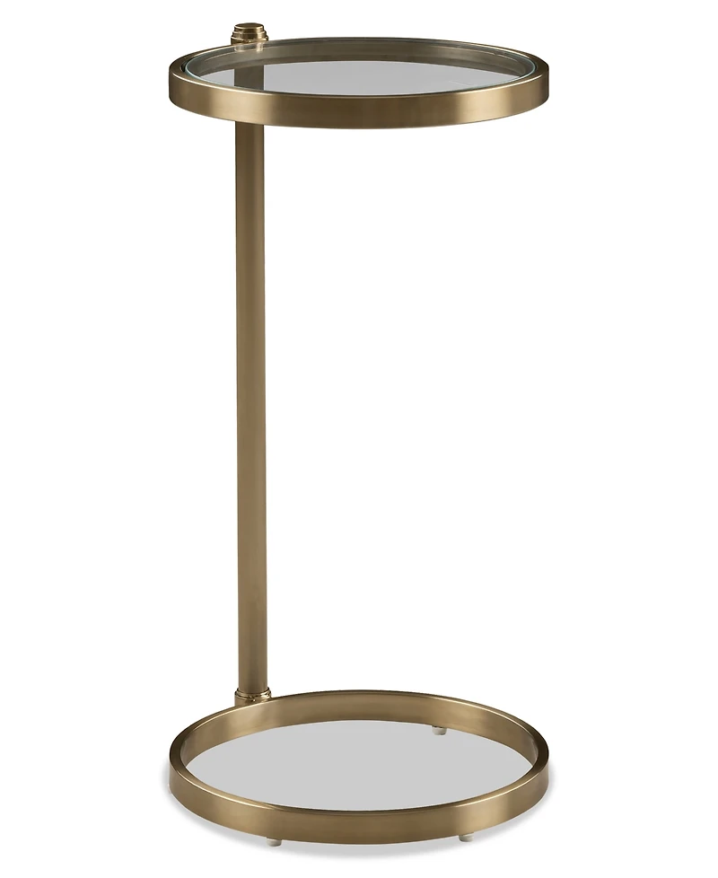 Isla 24" Glass Chairside Table