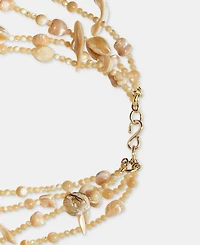 Lauren Ralph Lauren Mother-of-Pearl Shell 25-1/4" Layered Strand Necklace