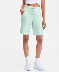 Id Ideology Women's Cotton-Blend Pull-On Bermuda Shorts, Exclusively at Macy's
