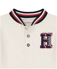 Tommy Hilfiger Baby Boys' Pique Baseball T-Shirt and Shorts, 2-Piece Set