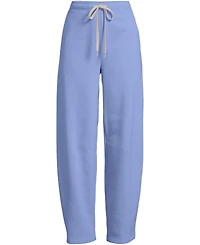 Lands' End Women's Petite Serious Sweats High Rise Barrel Pants