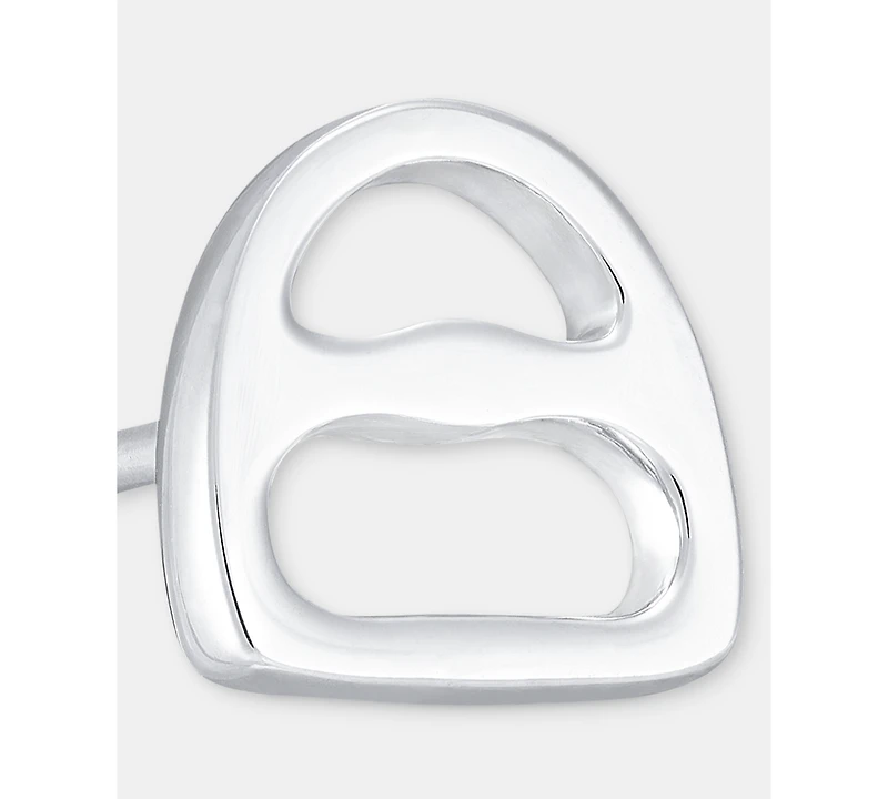 Lauren Ralph Lauren Equestrian Stud Earrings in Sterling Silver