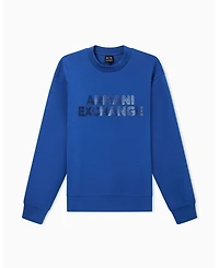 A|X Armani Exchange Men's Elevated Logo Crewneck Sweatshirt