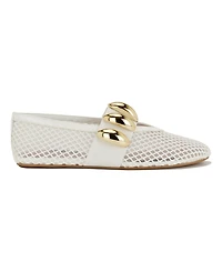 Nine West Women's Dorra Mesh Ornamented Dress Flats