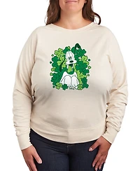 Hybrid Apparel Plus Disney St. Patrick's Day Pluto Shamrocks Long-Sleeve Sweatshirt