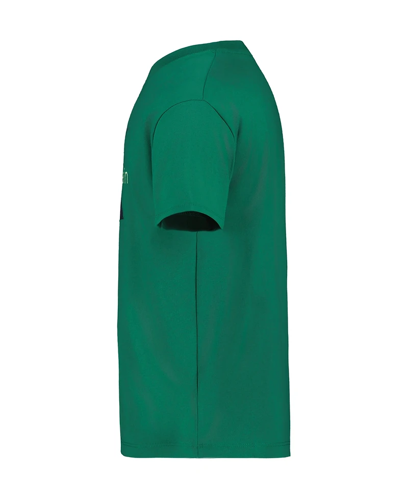 Calvin Klein Boys' 8-16 Monogram Logo Crewneck T-Shirt