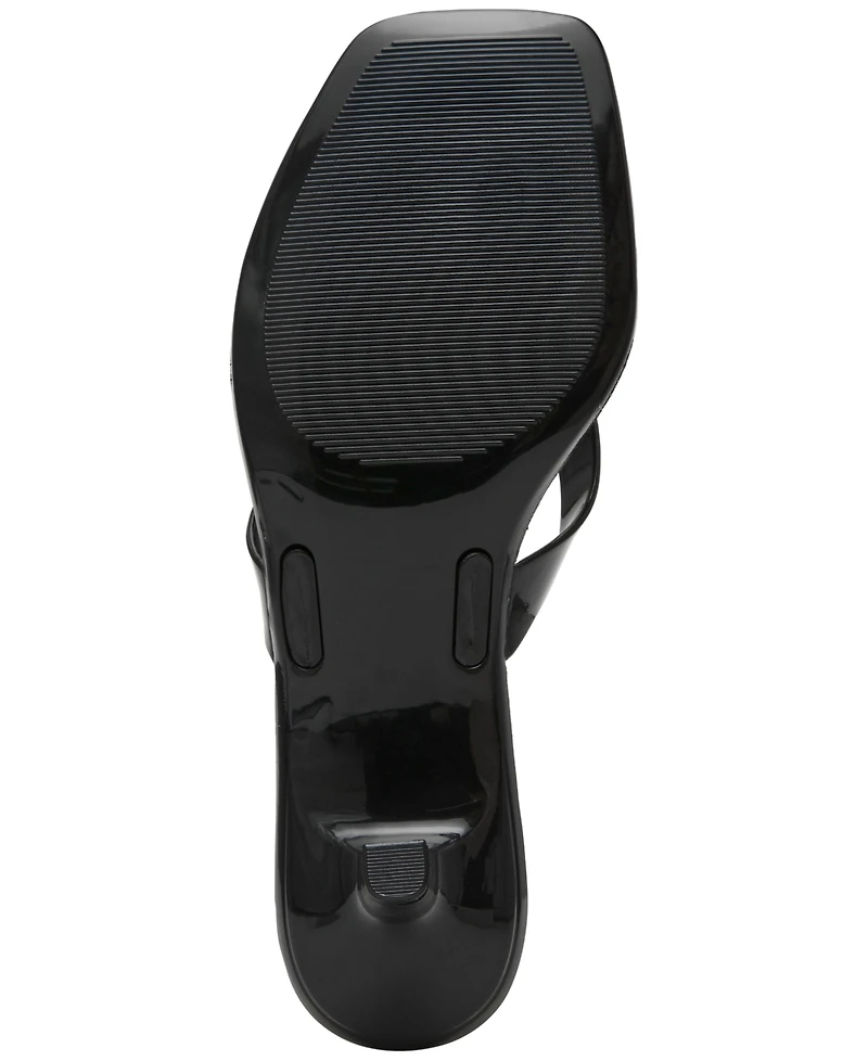 Steve Madden Women's Tracie-j Kitten-Heel Jelly Thong Sandals