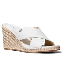 Michael Kors Women's Kenzie Slip- On Wedge Sandals