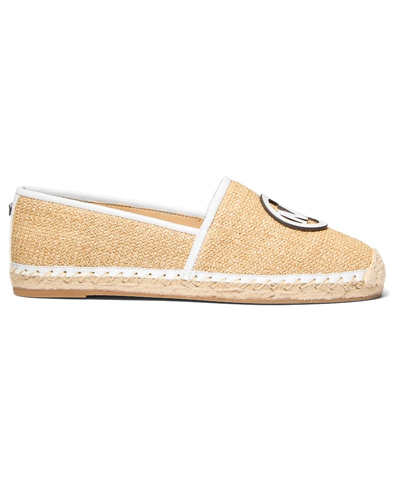Michael Kors Women's Kenzie Logo Slip-On Espadrilles Flats