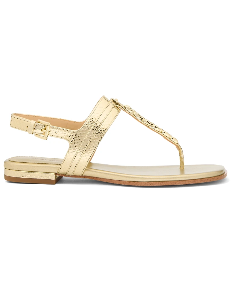 Michael Kors Women's Marcia Thong Buckle Sandals