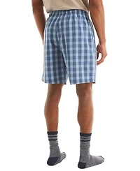 Nautica Men's Elastic-Drawstring Plaid Pajama Shorts