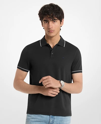 Michael Kors Men's Button-Front Polo Shirt