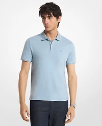 Michael Kors Men's Button-Front Polo Shirt