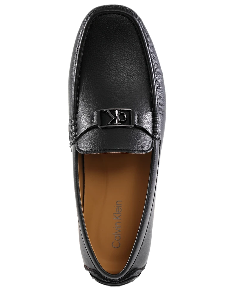 Calvin Klein Men's Felty Slip-On Driving Loafers