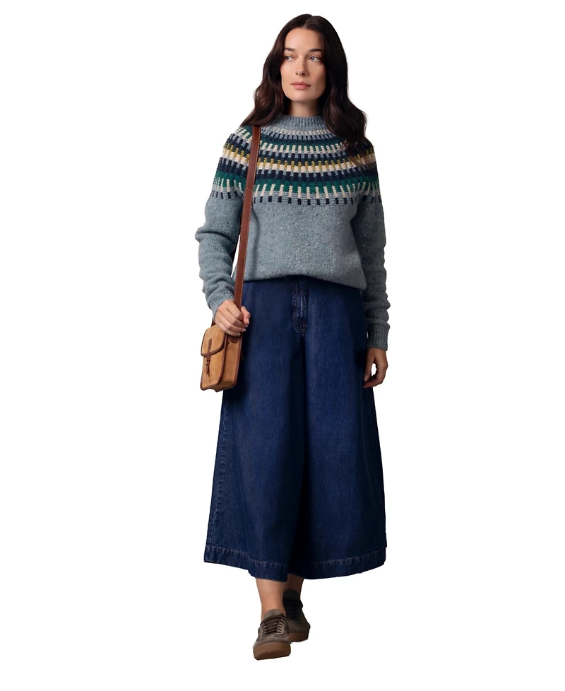 Celtic & Co. Women's Stitch Yoke Sweater