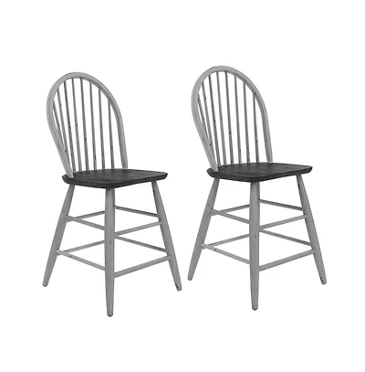 Liberty Furniture Industries, Inc Windsor Back Counter Chair- Set of 2