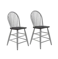 Liberty Furniture Industries, Inc Windsor Back Counter Chair- Set of 2